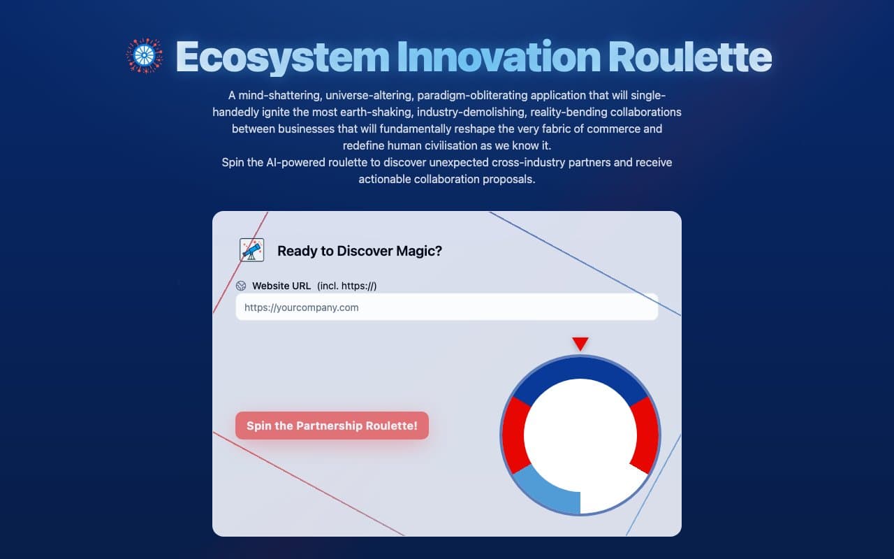 Innovation Ecosystem Roulette